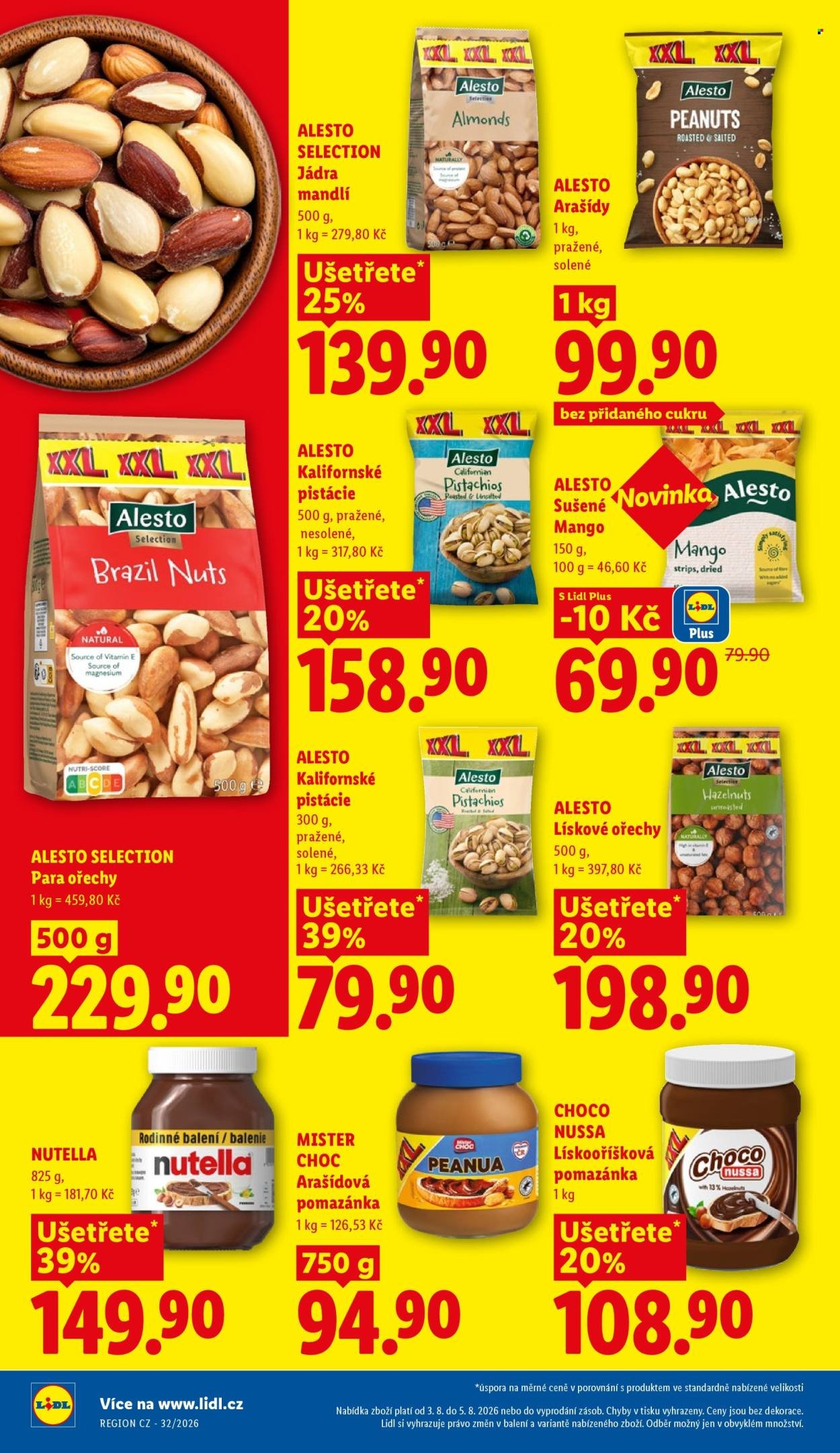LIDL leták - Od pondělí 3.8.2026