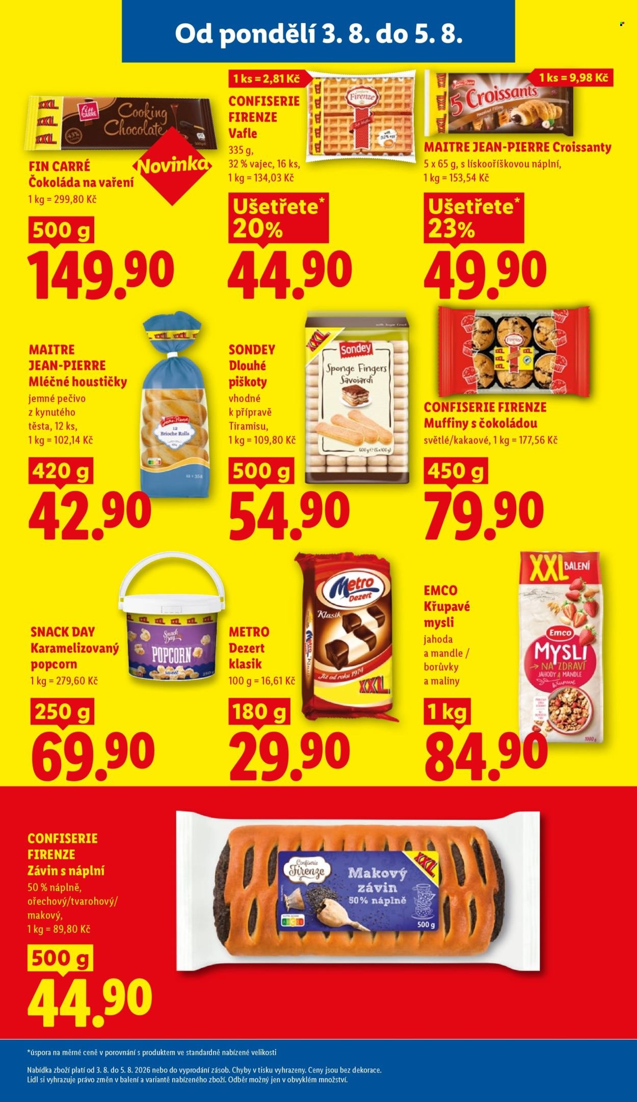 LIDL leták - Od pondělí 3.8.2026