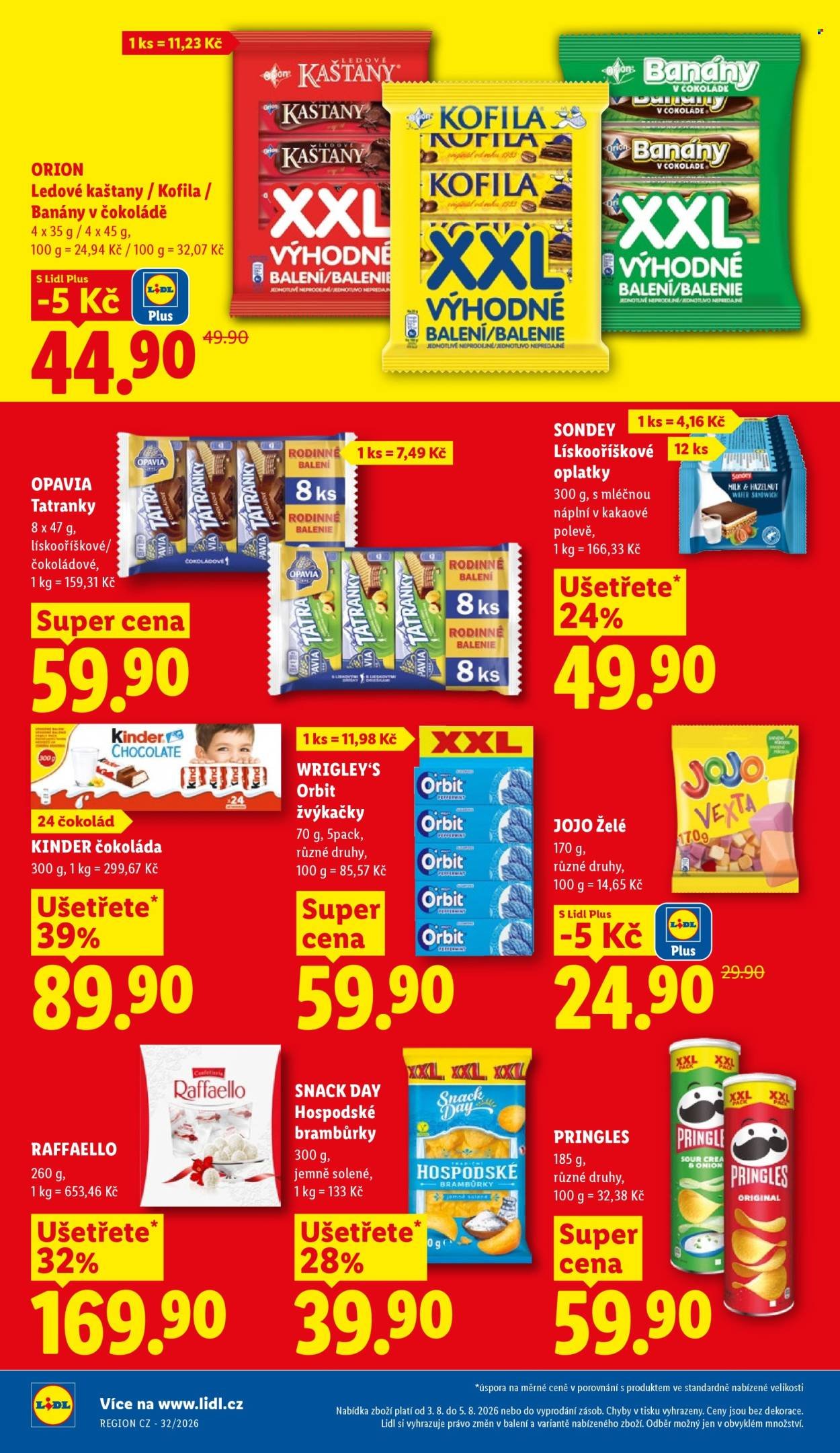 LIDL leták - Od pondělí 3.8.2026