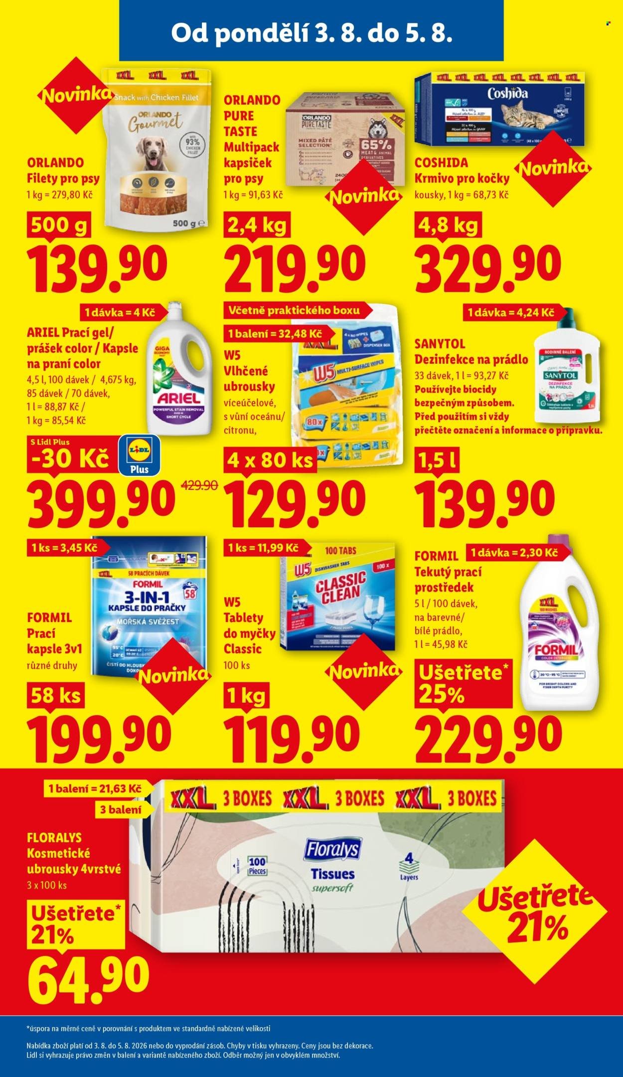 LIDL leták - Od pondělí 3.8.2026
