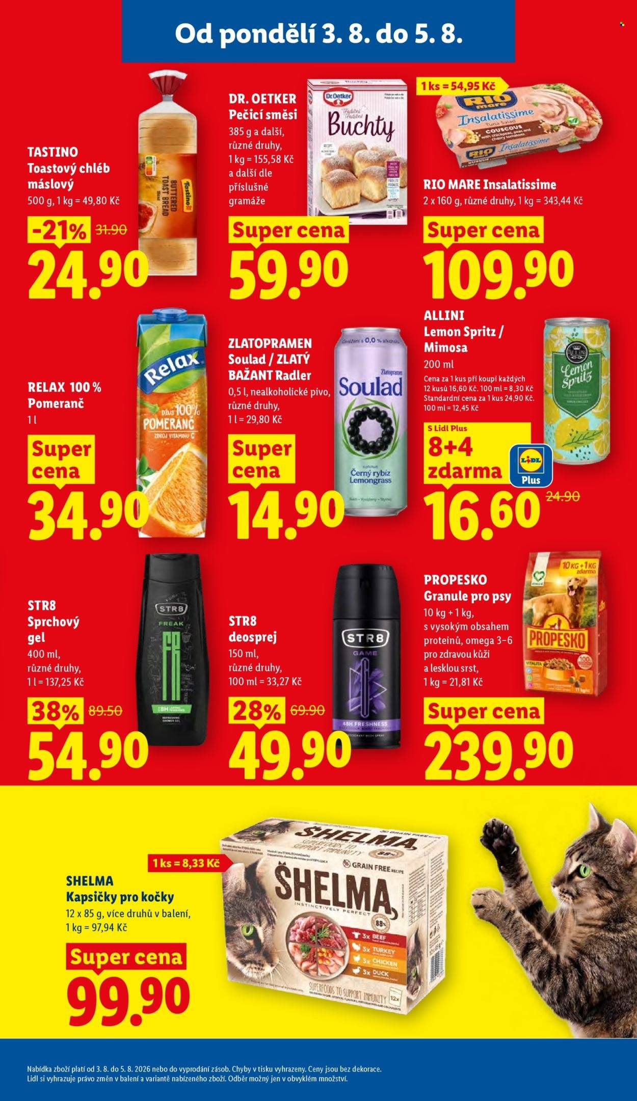 LIDL leták - Od pondělí 3.8.2026