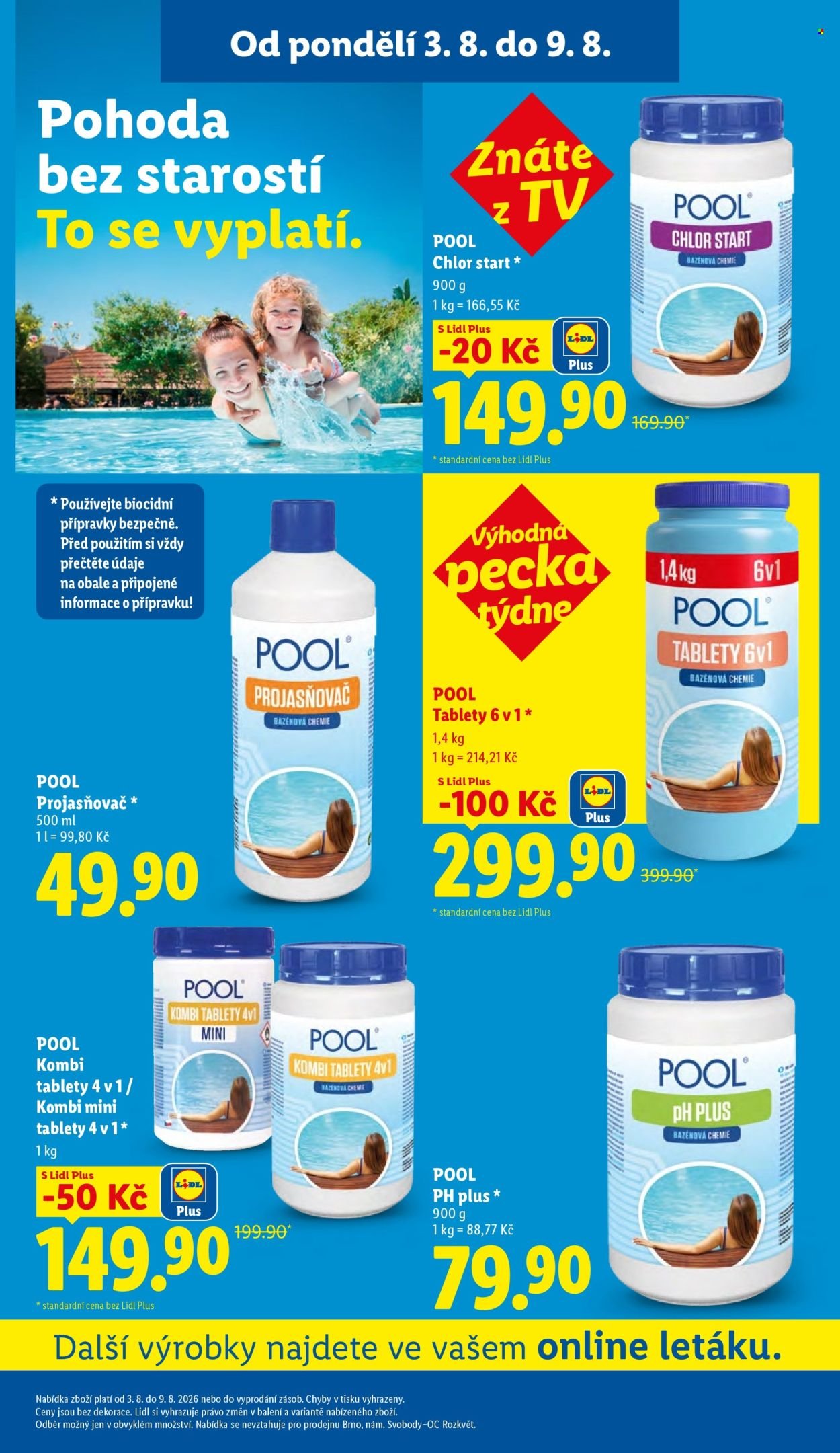 LIDL leták - Od pondělí 3.8.2026