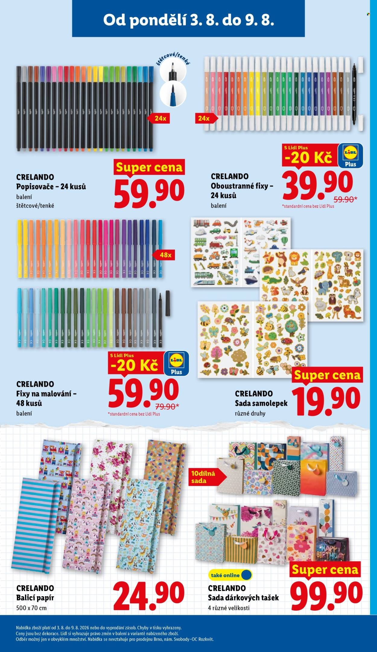 LIDL leták - Od pondělí 3.8.2026
