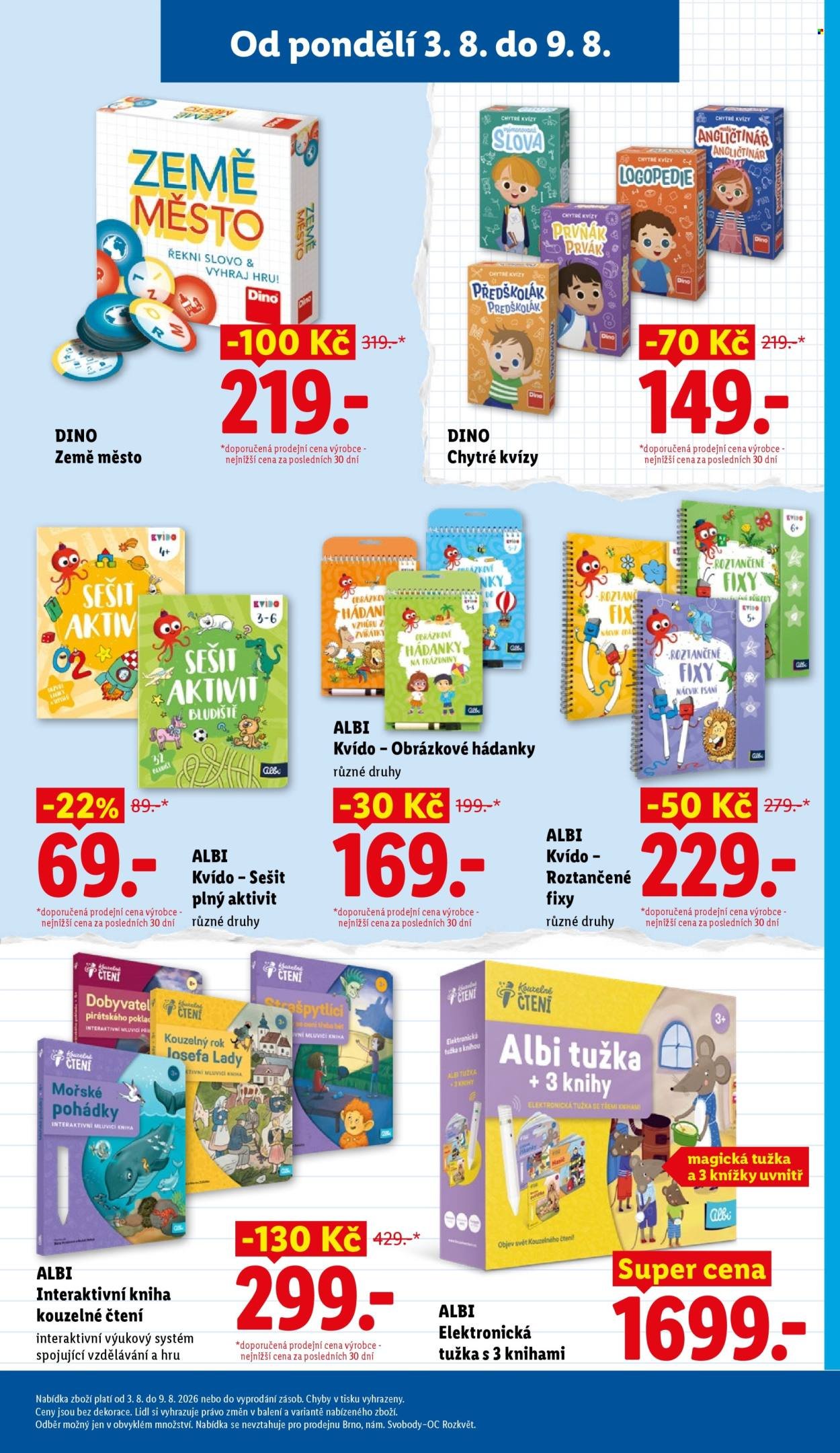 LIDL leták - Od pondělí 3.8.2026