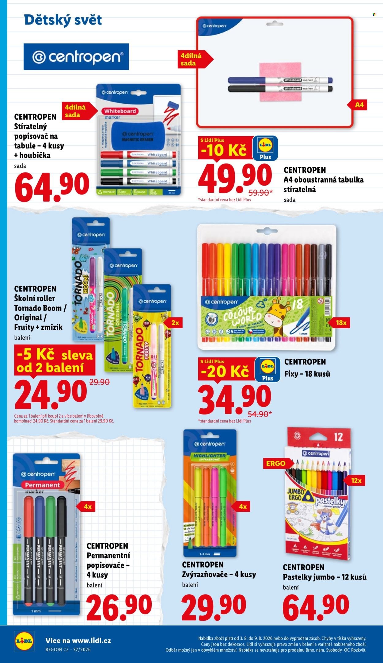 LIDL leták - Od pondělí 3.8.2026