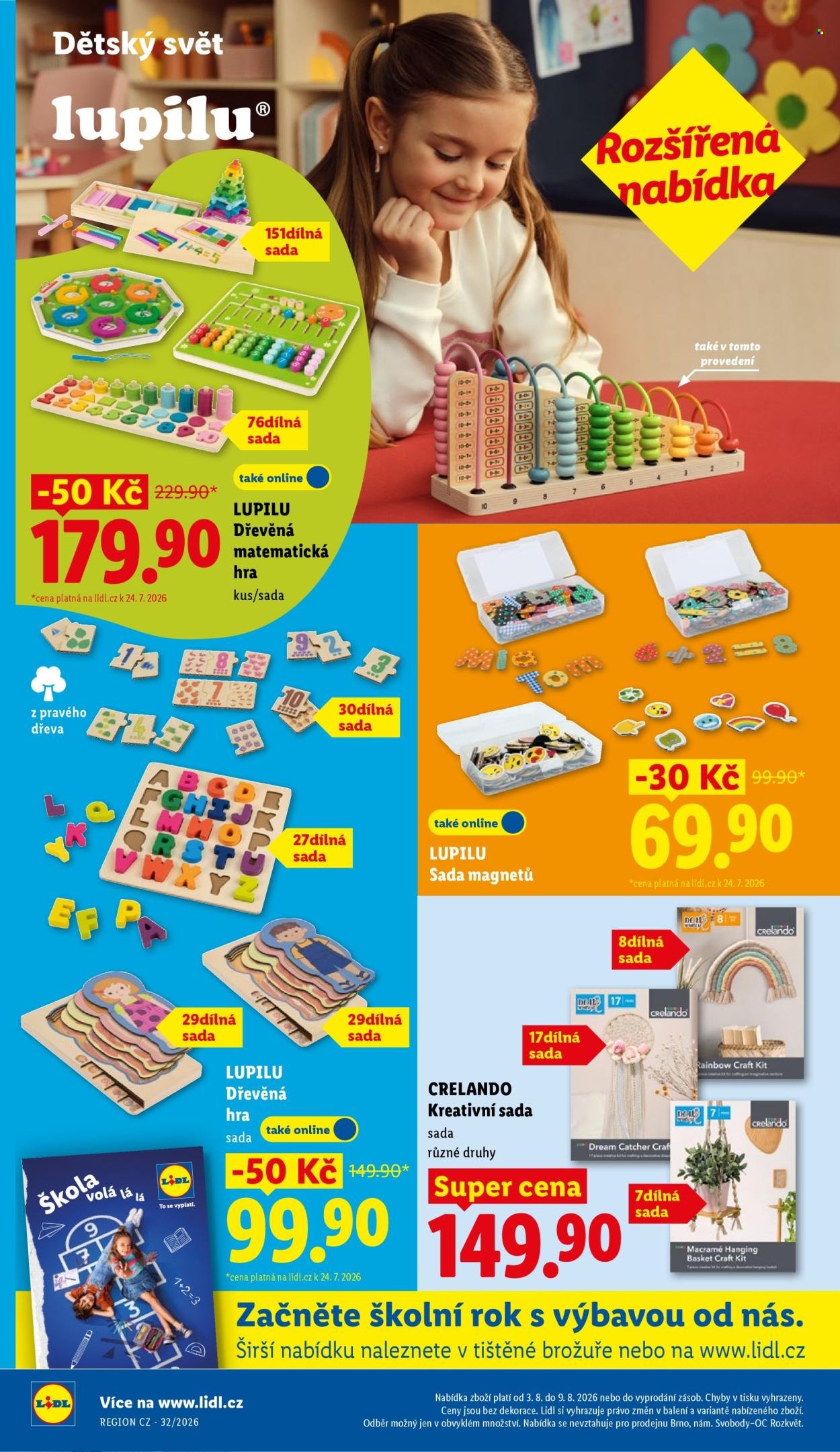 LIDL leták - Od pondělí 3.8.2026