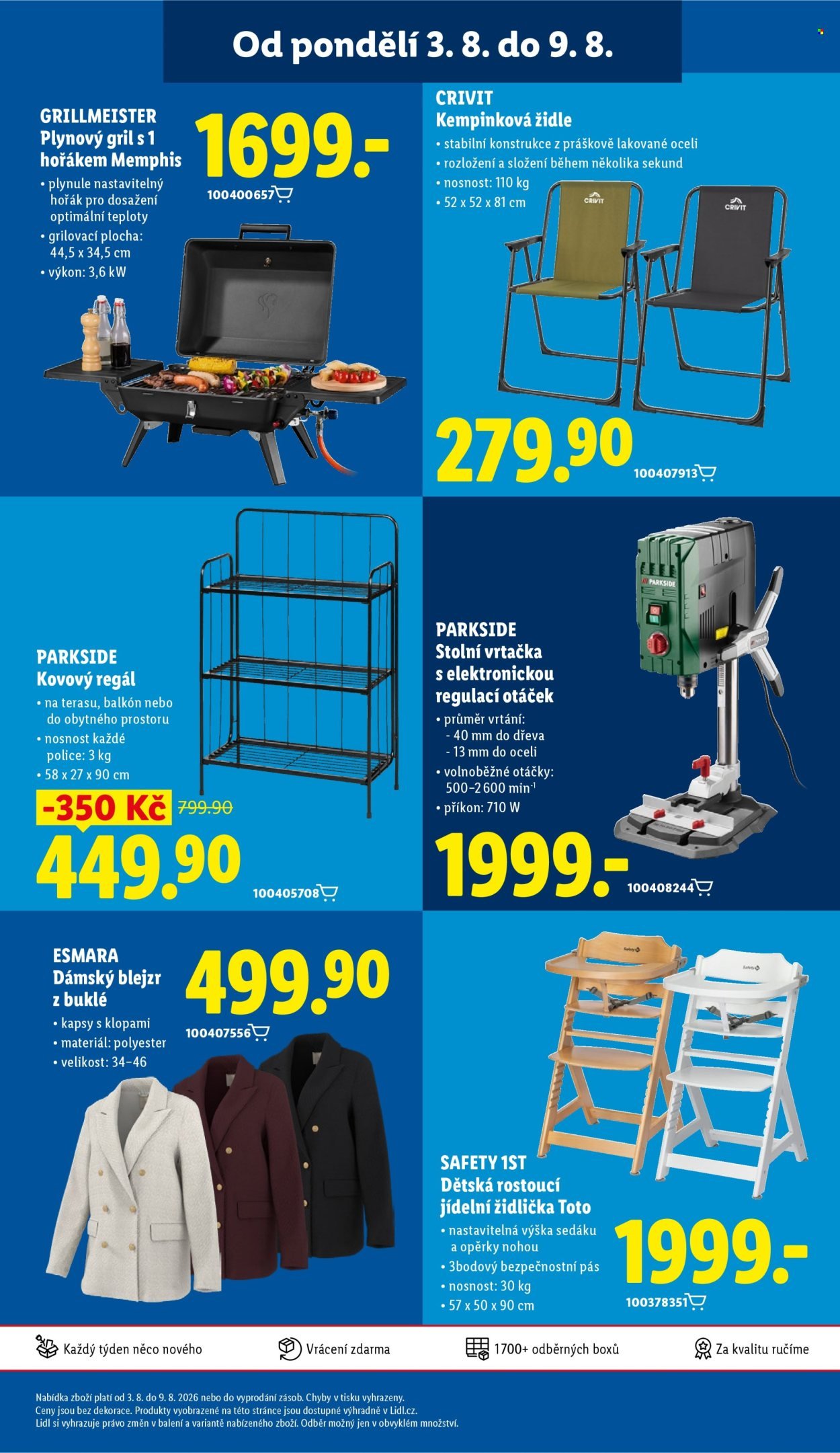 LIDL leták - Od pondělí 3.8.2026