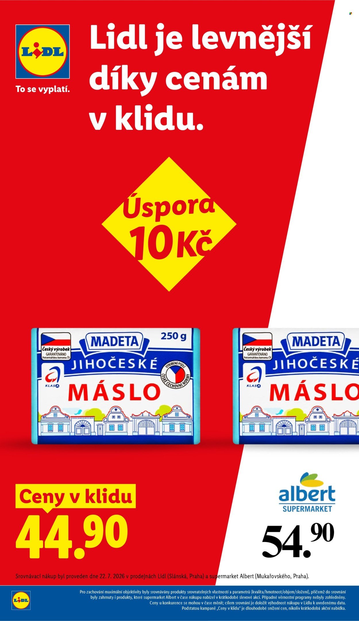 LIDL leták - Od pondělí 3.8.2026