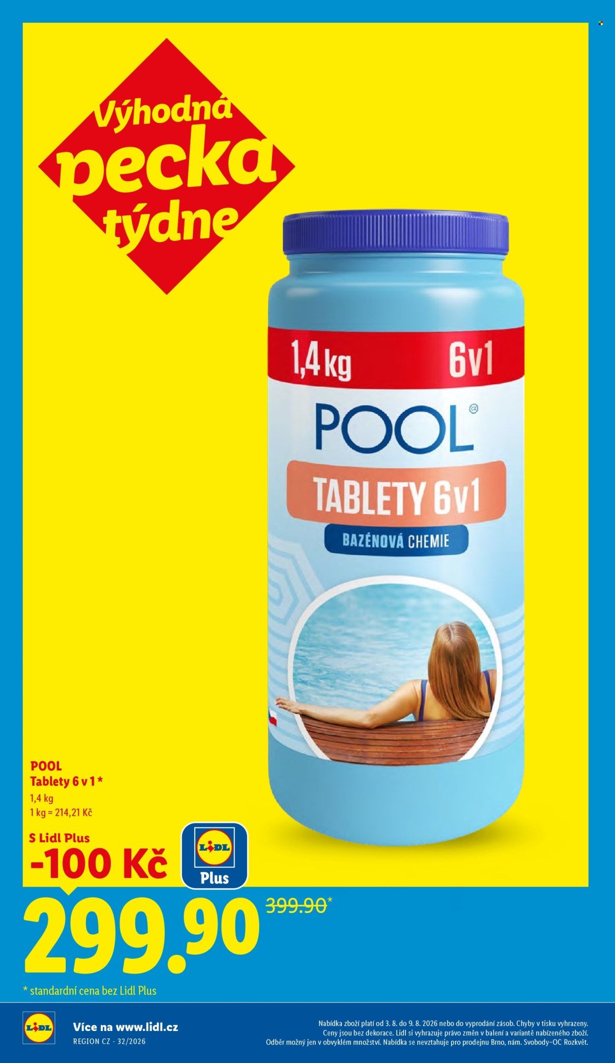LIDL leták - Od pondělí 3.8.2026