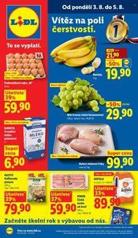 LIDL leták - Od pondělí 3.8.2026
