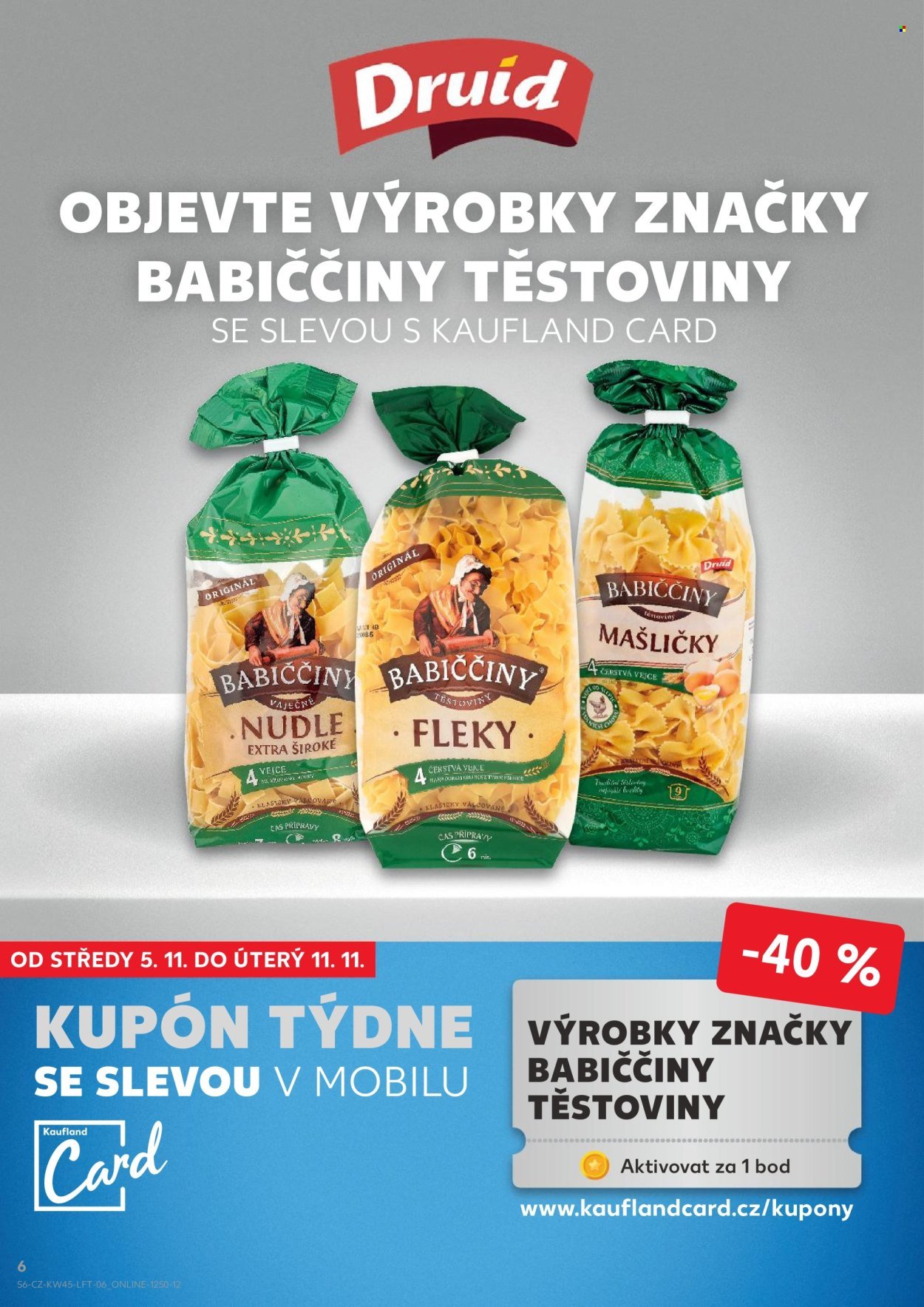 KAUFLAND leták - Od středy 5.11.2025 (2025-11-05 - 2025-11-11)
