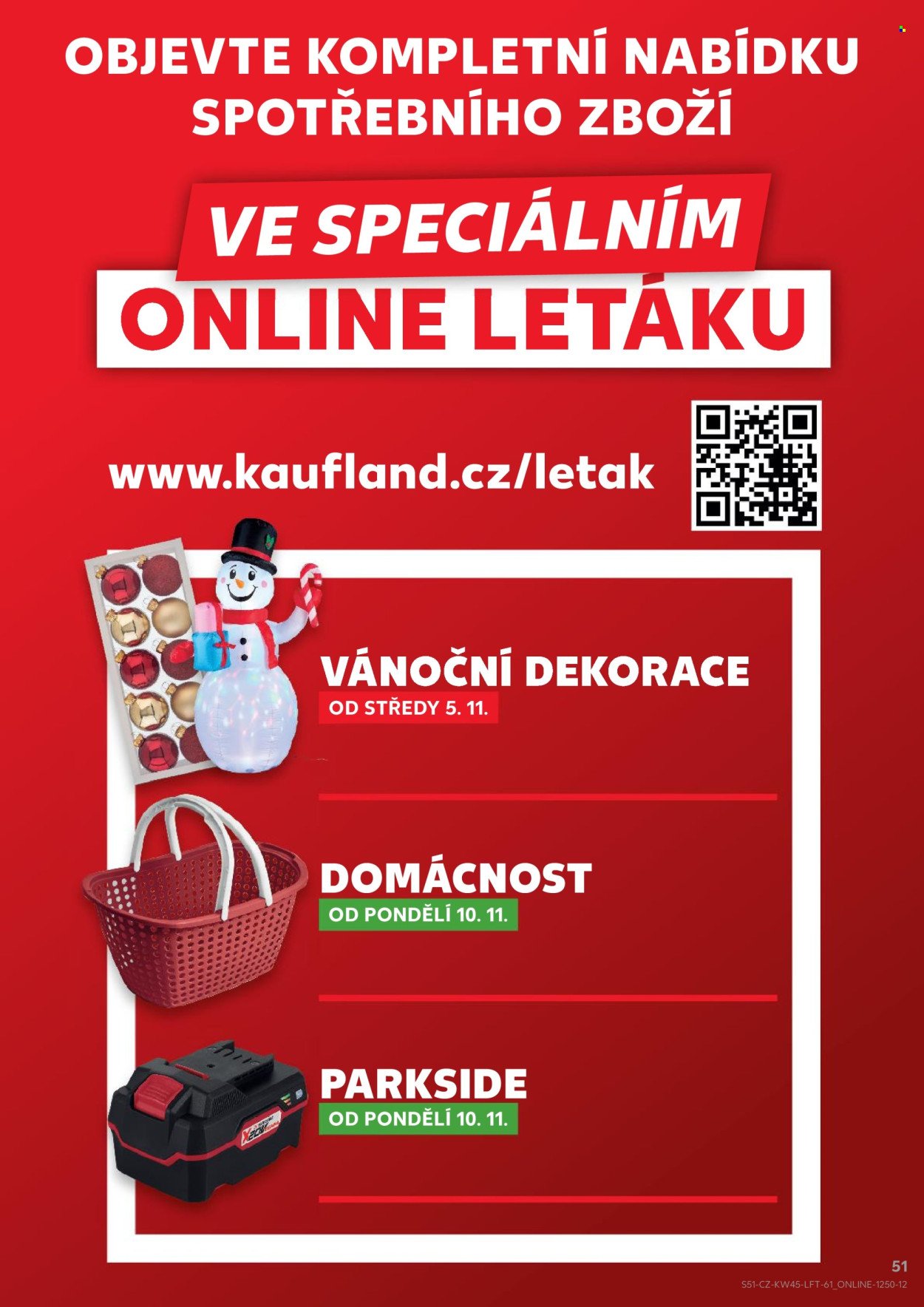 KAUFLAND leták - Od středy 5.11.2025 (2025-11-05 - 2025-11-11)