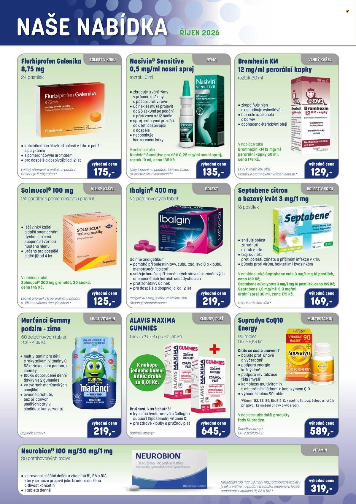 PHARMAPOINT leták - Naše nabídka