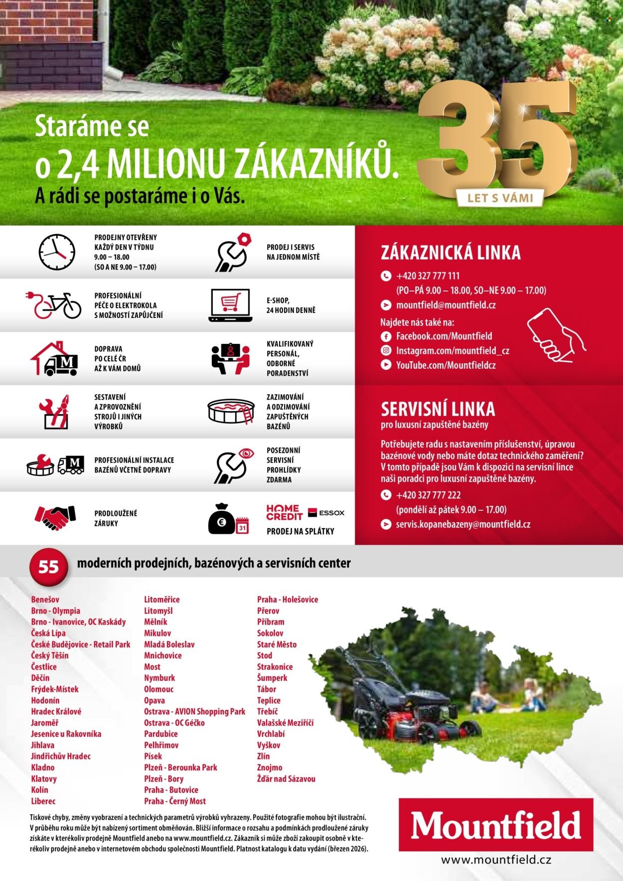 MOUNTFIELD leták - Produktový katalog 2026 (2026-03-27)