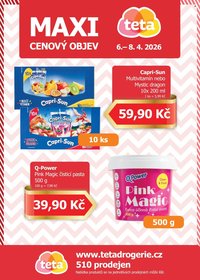 TETA DROGERIE leták - Maxi cenový objev (2026-04-06 - 2026-04-08)