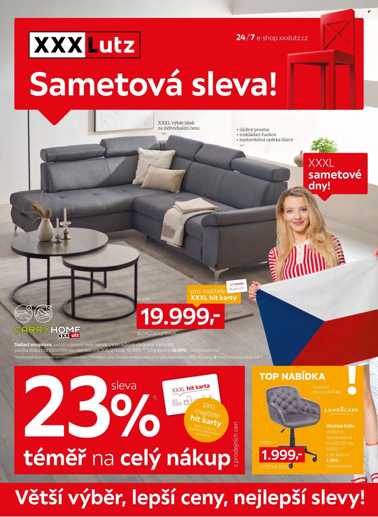 XXXLUTZ leták - Sleva 23 % na téměř celý nákup (2025-11-03 - 2025-11-16)