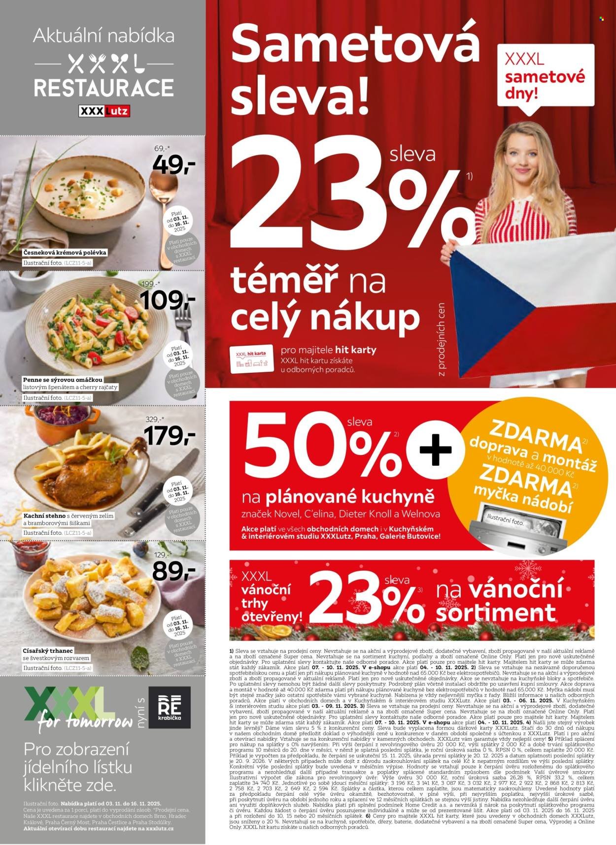 XXXLUTZ leták - Sleva 23 % na téměř celý nákup (2025-11-03 - 2025-11-16)