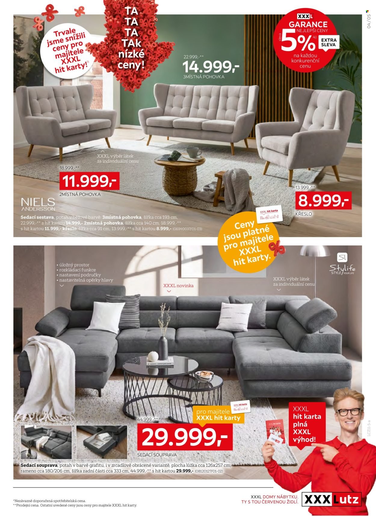 XXXLUTZ leták - Sleva 23 % na téměř celý nákup (2025-11-03 - 2025-11-16)