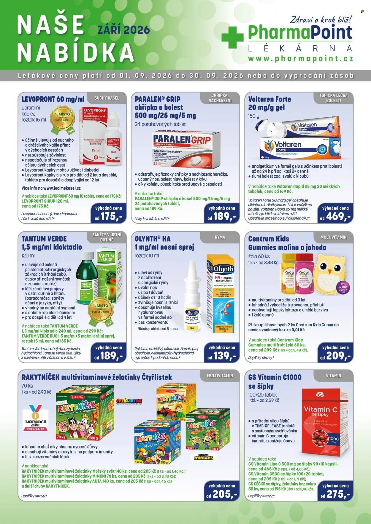 PHARMAPOINT leták - Naše nabídka
