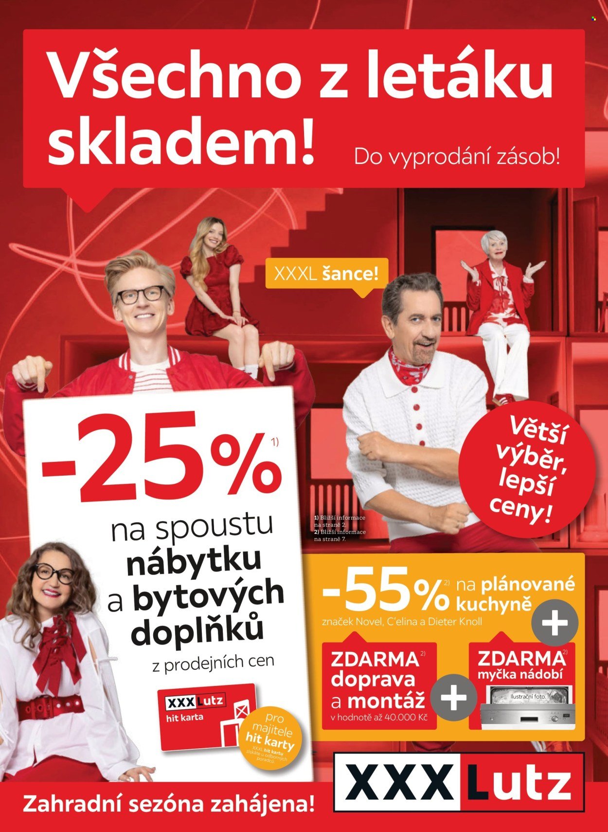 XXXLUTZ leták - Sleva 25 % téměř na všechno (2026-03-23 - 2026-04-05)