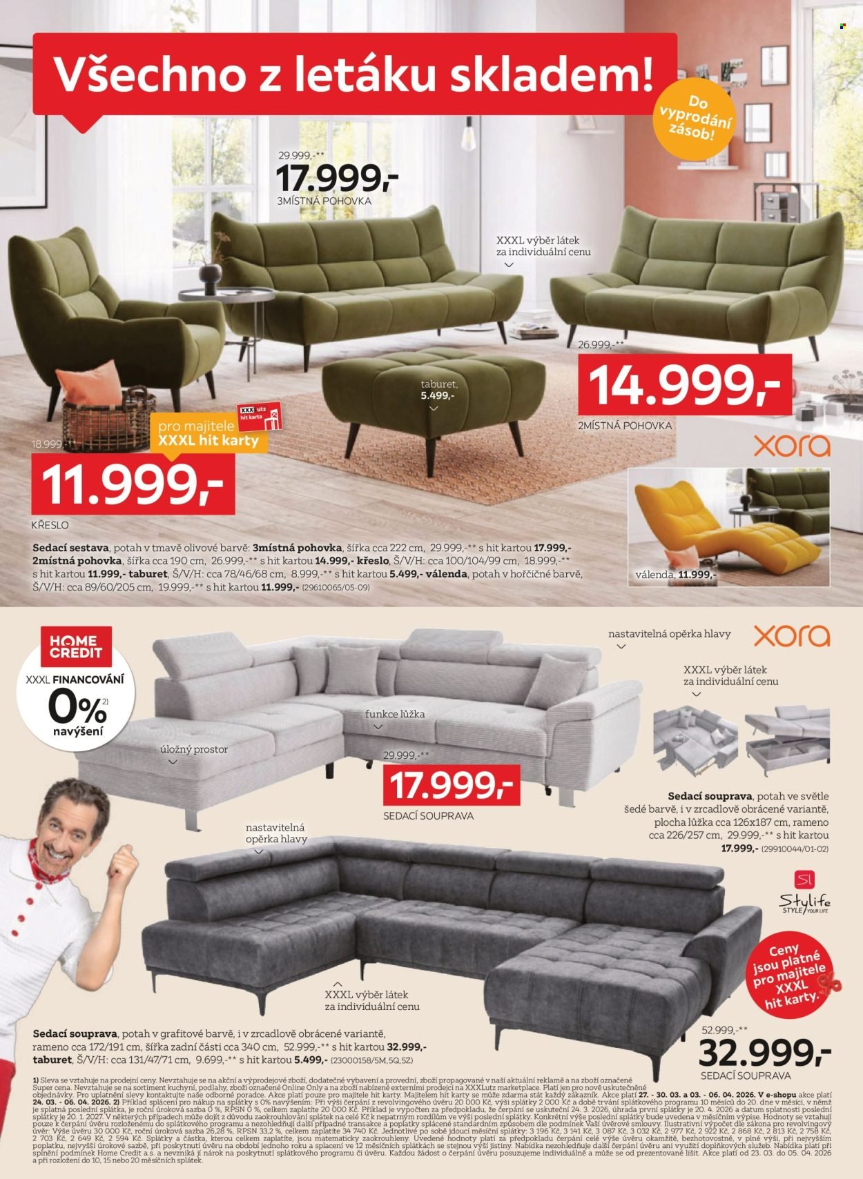 XXXLUTZ leták - Sleva 25 % téměř na všechno (2026-03-23 - 2026-04-05)