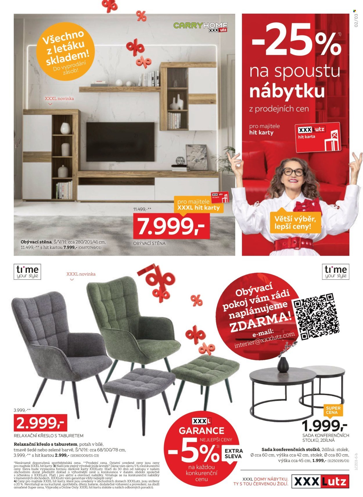 XXXLUTZ leták - Sleva 25 % téměř na všechno (2026-03-23 - 2026-04-05)
