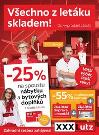 XXXLUTZ leták - Sleva 25 % téměř na všechno (2026-03-23 - 2026-04-05)