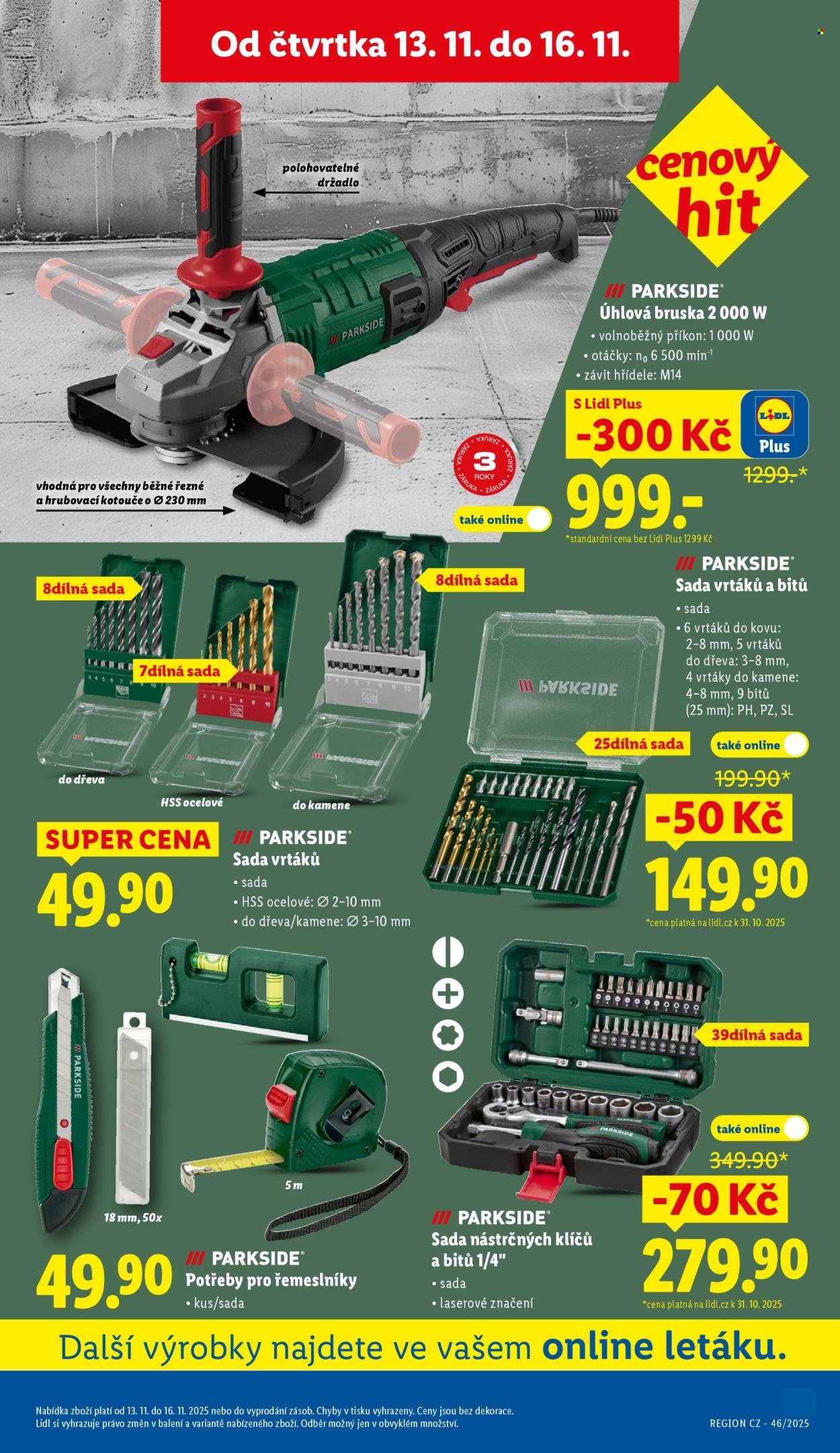 LIDL leták - Spotřební zboží (2025-11-10 - 2025-11-16)