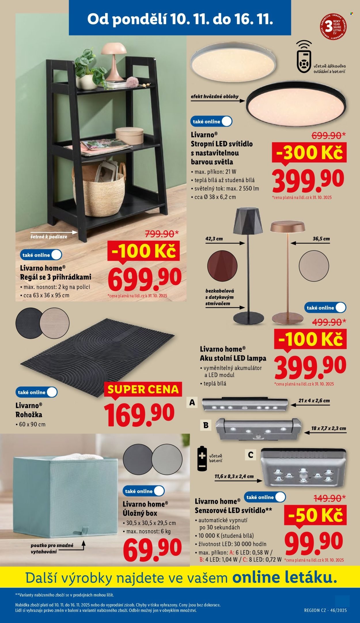LIDL leták - Spotřební zboží (2025-11-10 - 2025-11-16)