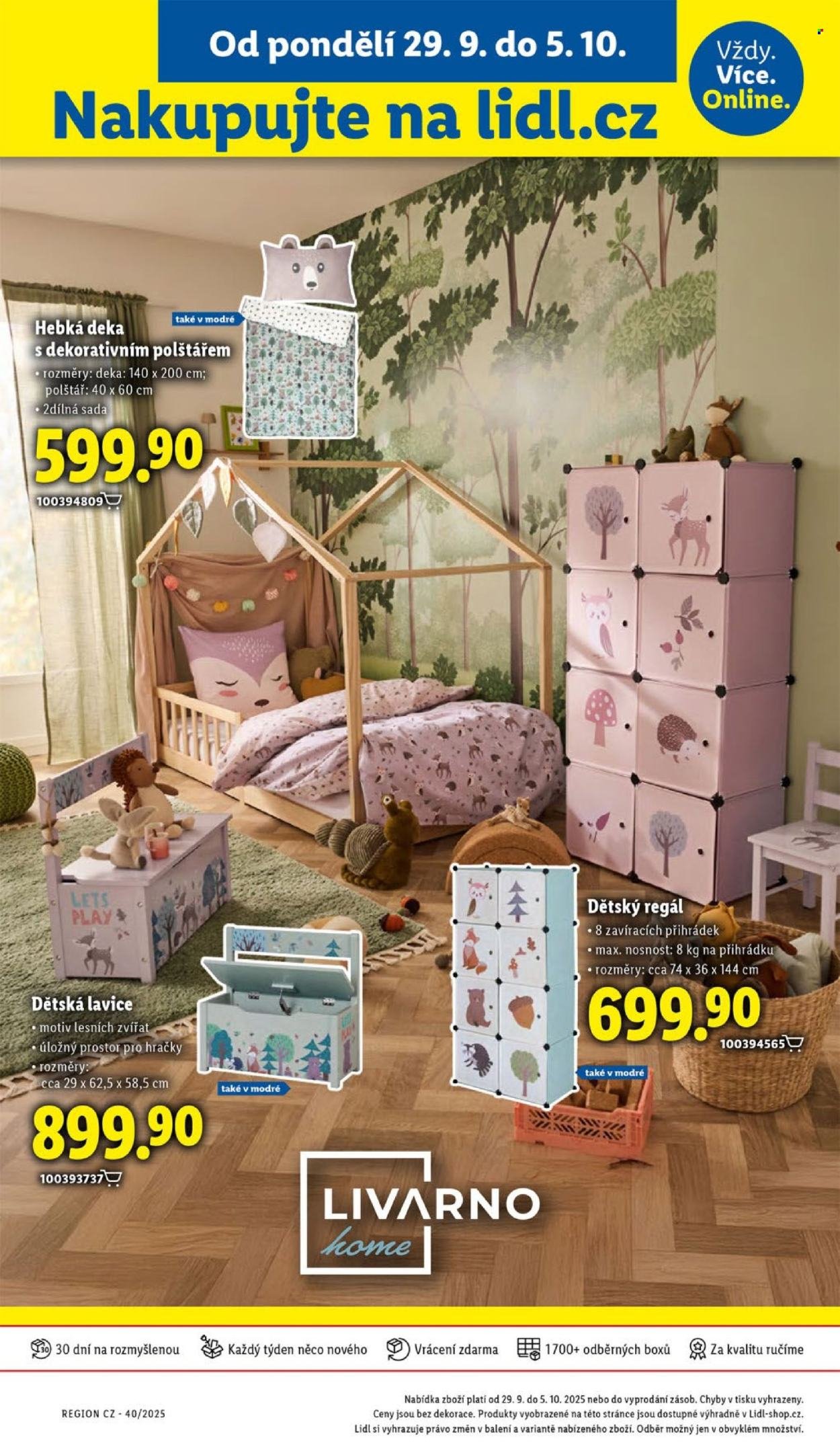 LIDL leták - Spotřební zboží (2025-09-29 - 2025-10-05)