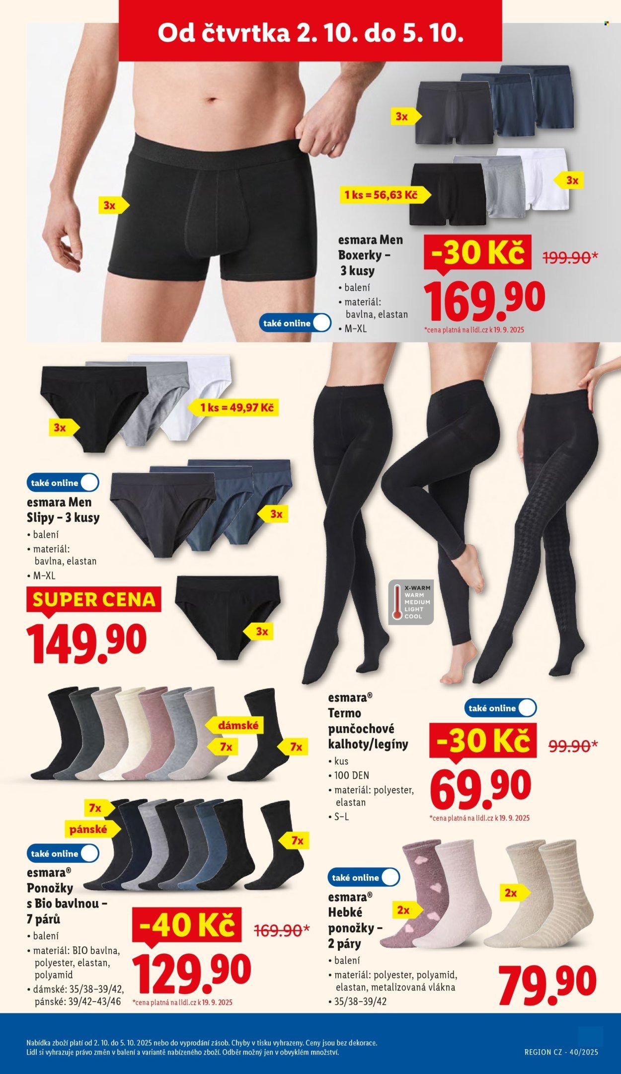 LIDL leták - Spotřební zboží (2025-09-29 - 2025-10-05)