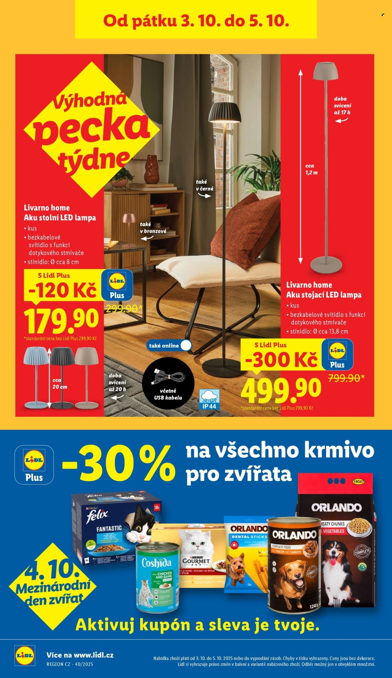 LIDL leták - Spotřební zboží (2025-09-29 - 2025-10-05)