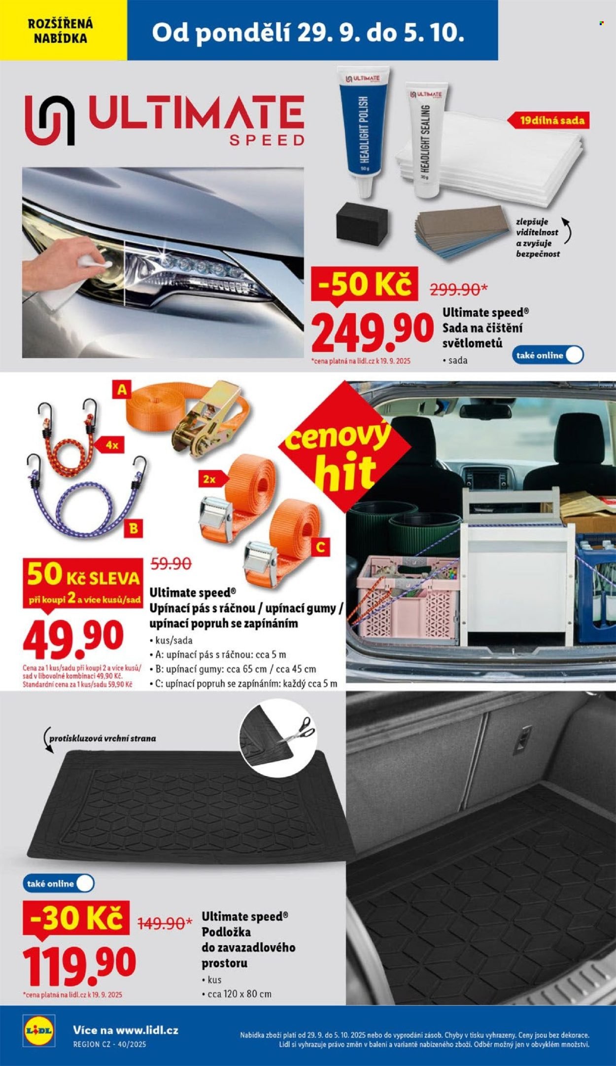 LIDL leták - Spotřební zboží (2025-09-29 - 2025-10-05)