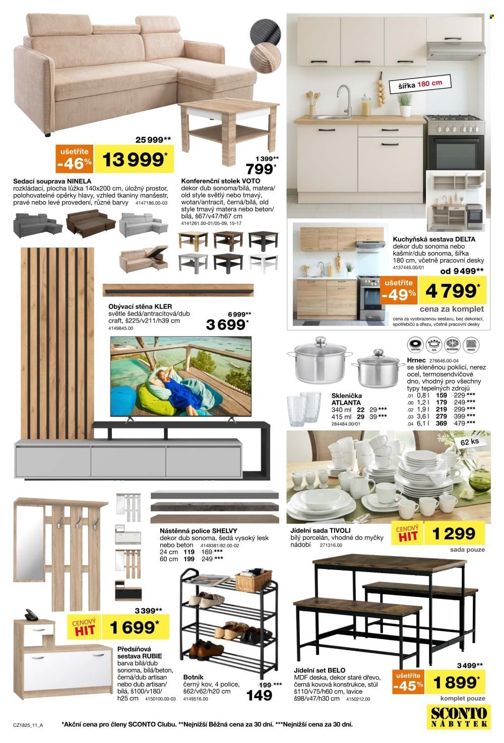 SCONTO NÁBYTEK leták - -40% na sedací soupravy, pohovky, křesla (2026-01-21 - 2026-02-10)