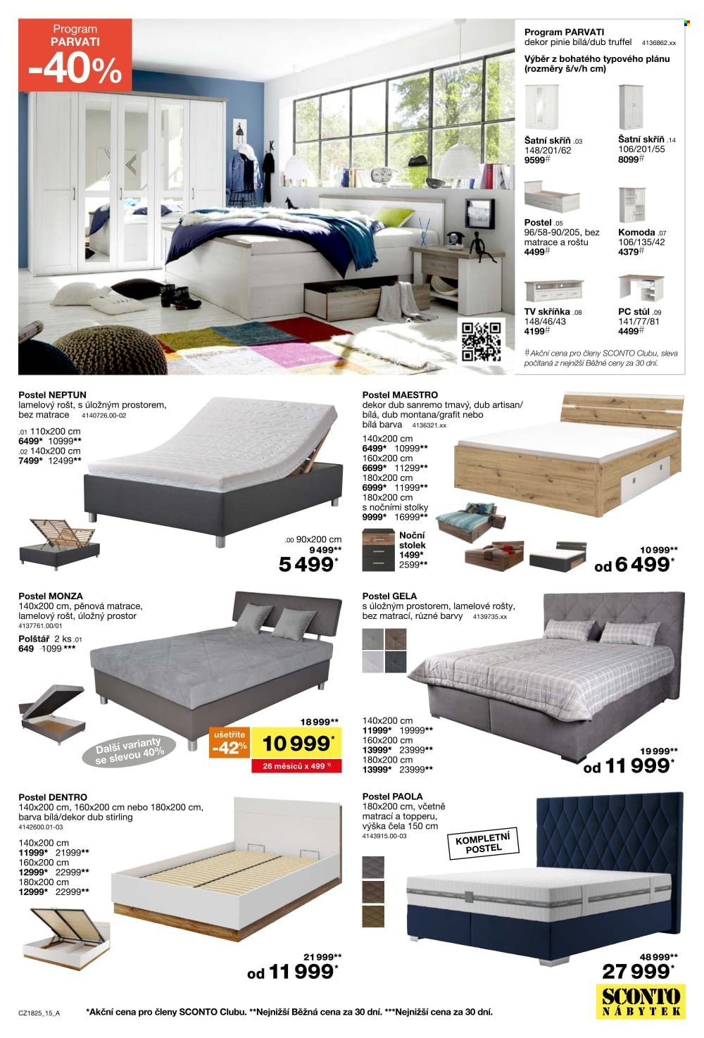 SCONTO NÁBYTEK leták - -40% na sedací soupravy, pohovky, křesla (2026-01-21 - 2026-02-10)