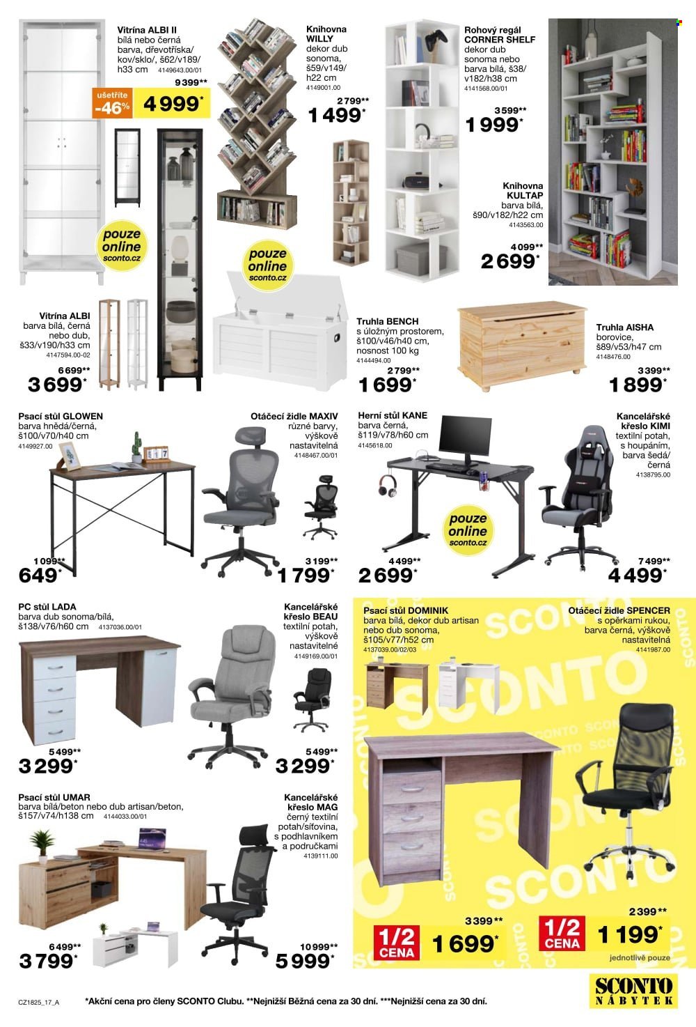 SCONTO NÁBYTEK leták - -40% na sedací soupravy, pohovky, křesla (2026-01-21 - 2026-02-10)