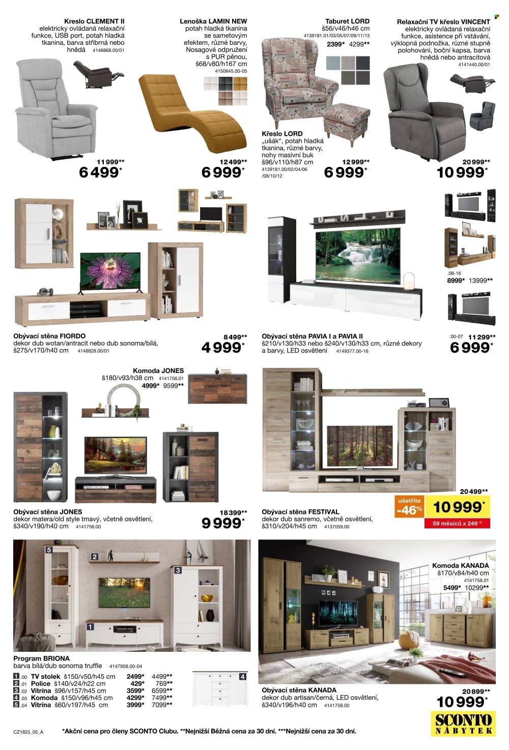 SCONTO NÁBYTEK leták - -40% na sedací soupravy, pohovky, křesla (2026-01-21 - 2026-02-10)