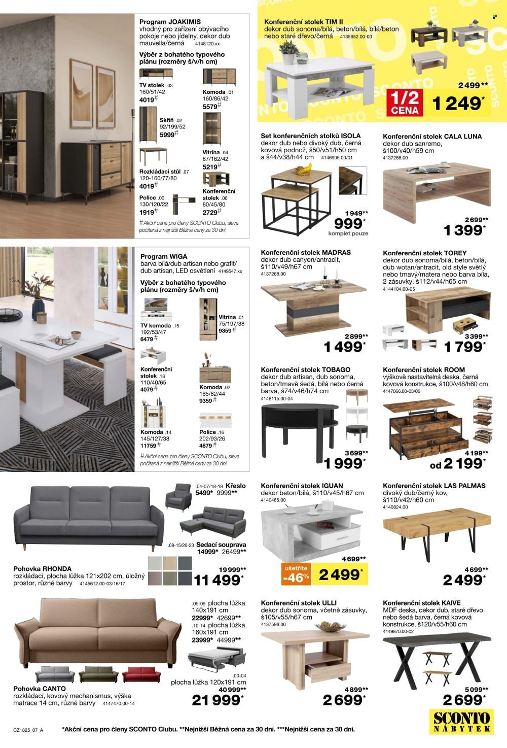 SCONTO NÁBYTEK leták - -40% na sedací soupravy, pohovky, křesla (2026-01-21 - 2026-02-10)