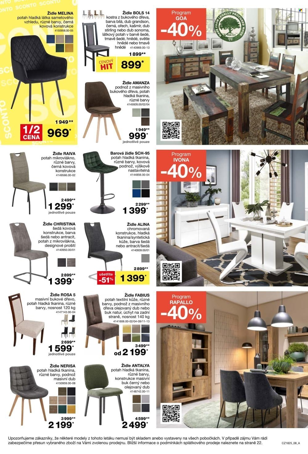 SCONTO NÁBYTEK leták - -40% na sedací soupravy, pohovky, křesla (2026-01-21 - 2026-02-10)