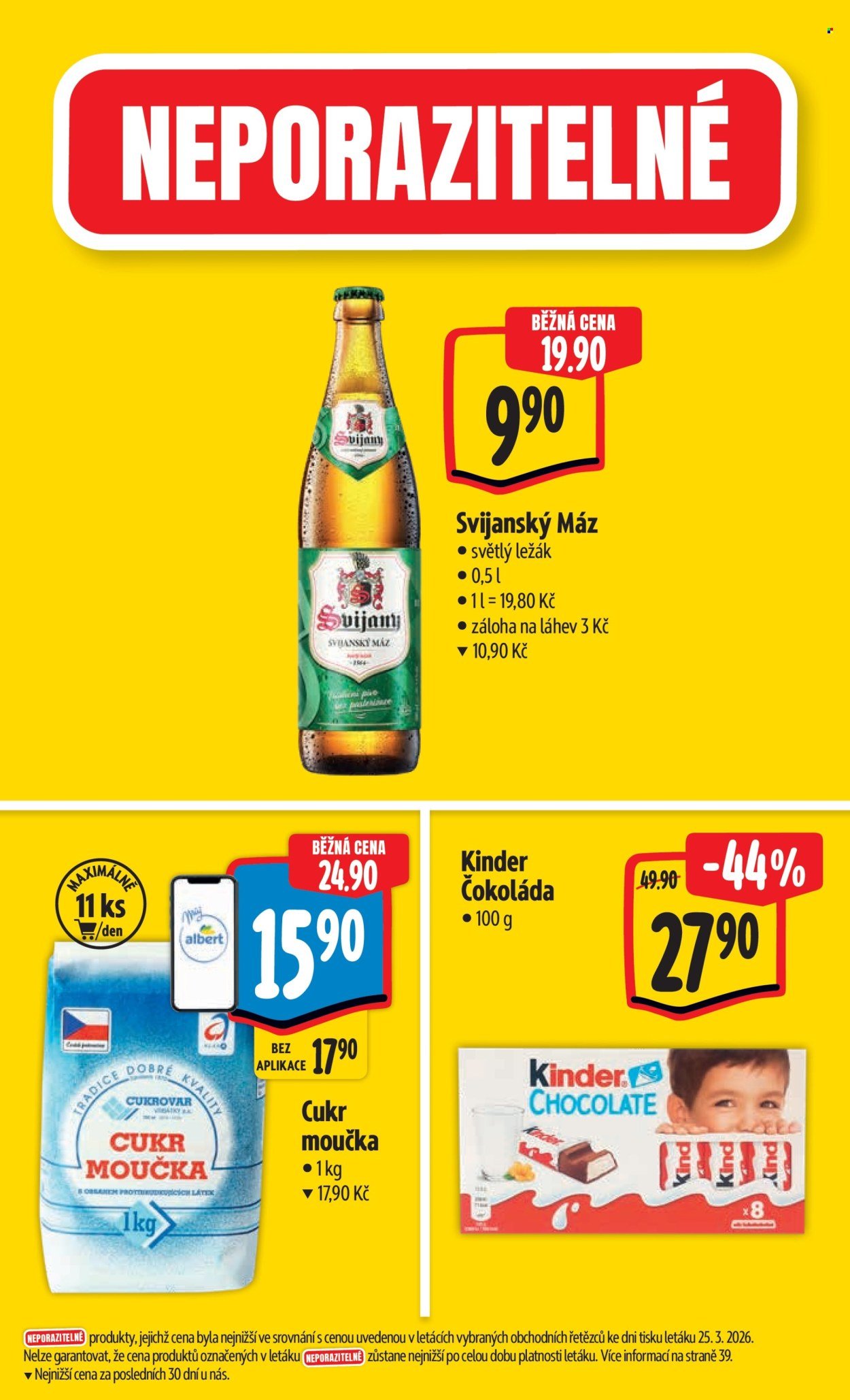 ALBERT leták - Neporazitelné (2026-04-01 - 2026-04-05)