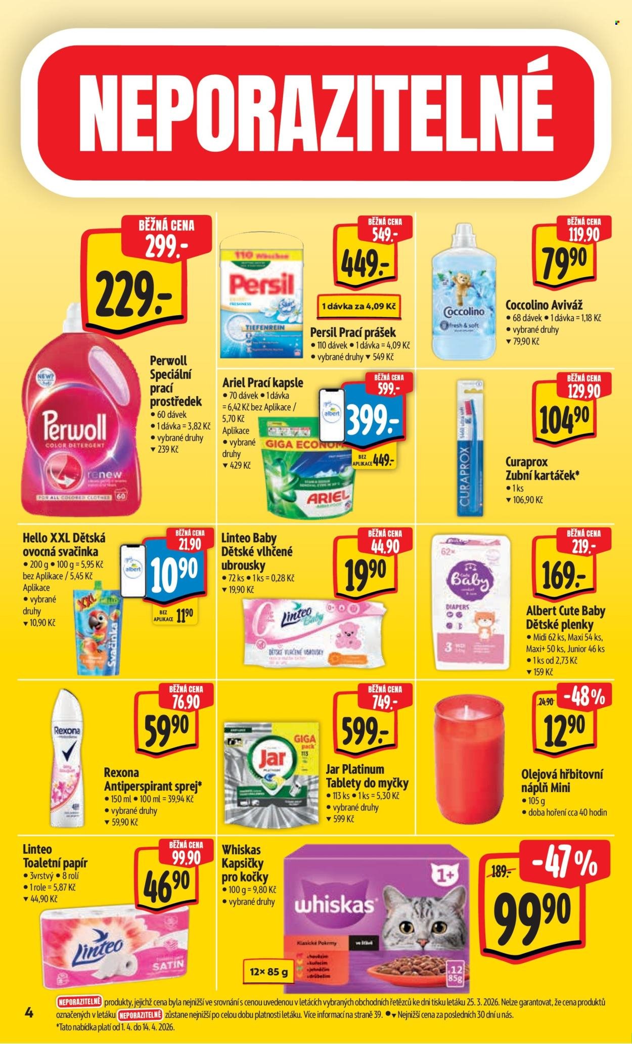 ALBERT leták - Neporazitelné (2026-04-01 - 2026-04-05)