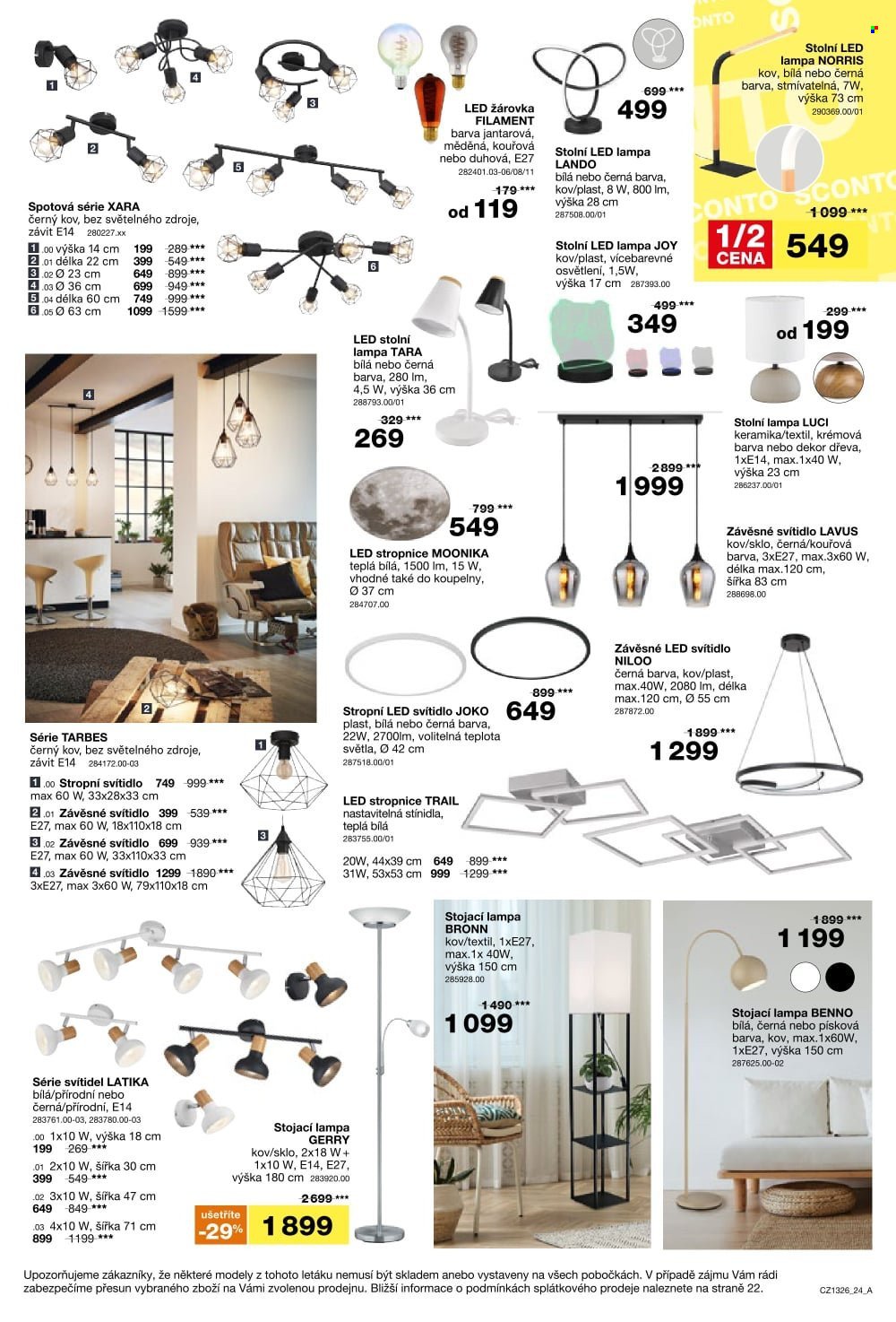 SCONTO NÁBYTEK leták - -40% na ložnice, postele, matrace, rošty, šatní skříně, komody, noční stolky