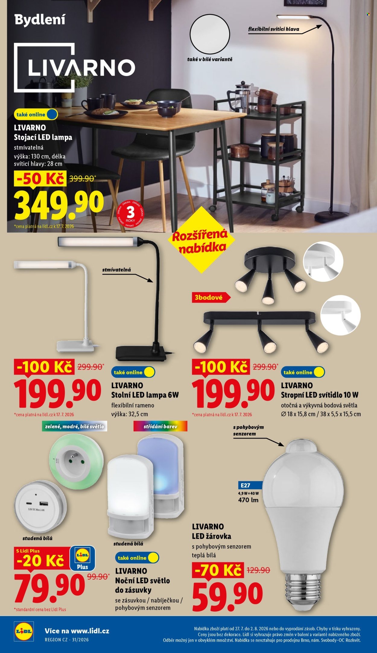 LIDL leták - Spotřební zboží