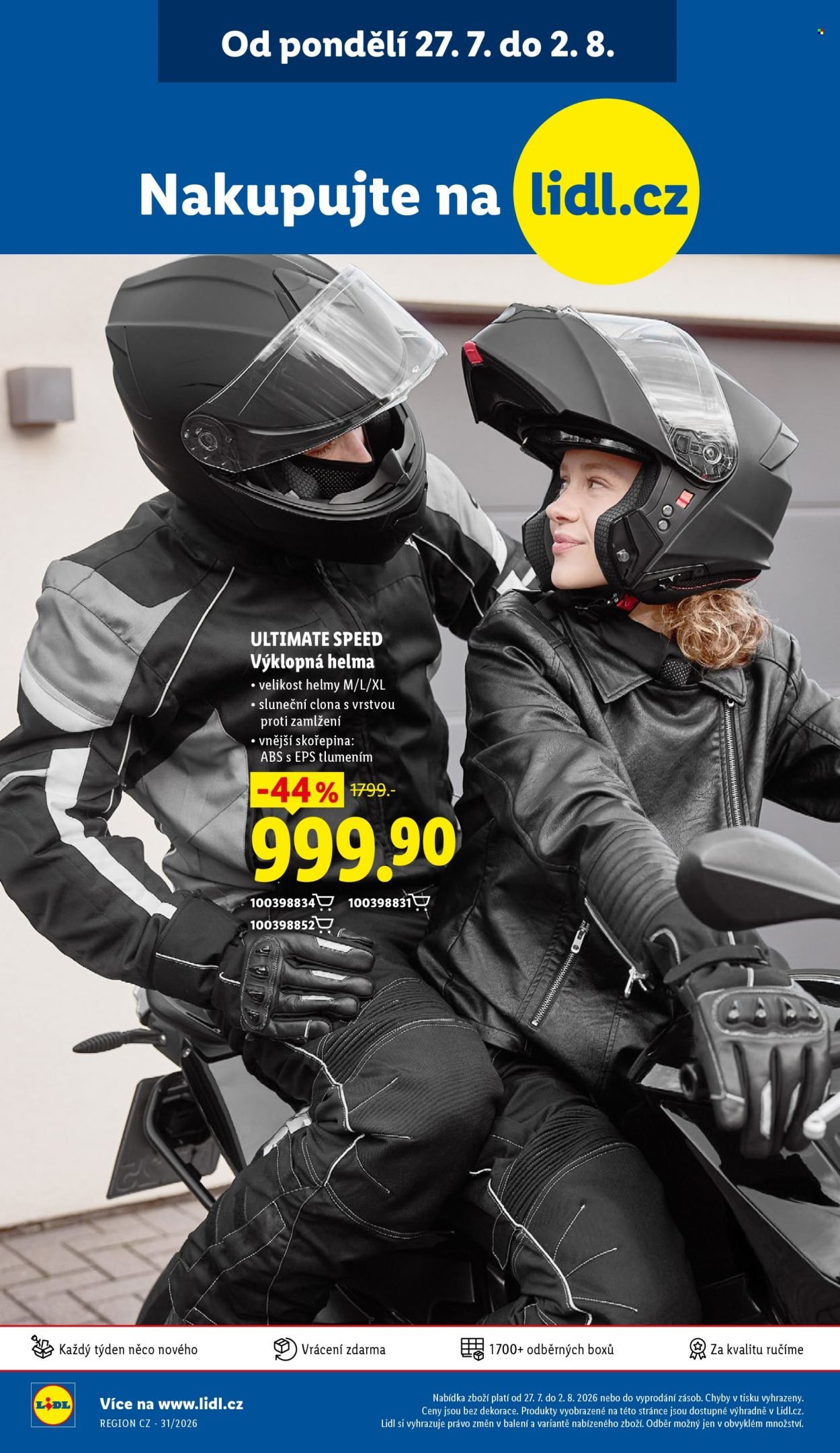 LIDL leták - Spotřební zboží