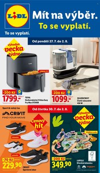 LIDL leták - Spotřební zboží