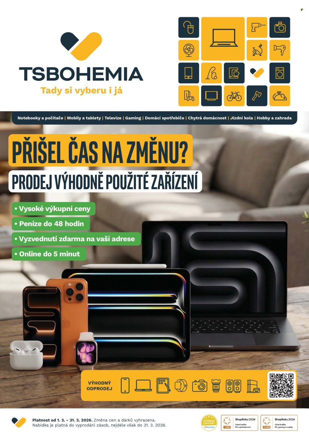 T.S. BOHEMIA leták - Od neděle 1.3.2026 (2026-03-01 - 2026-03-31)