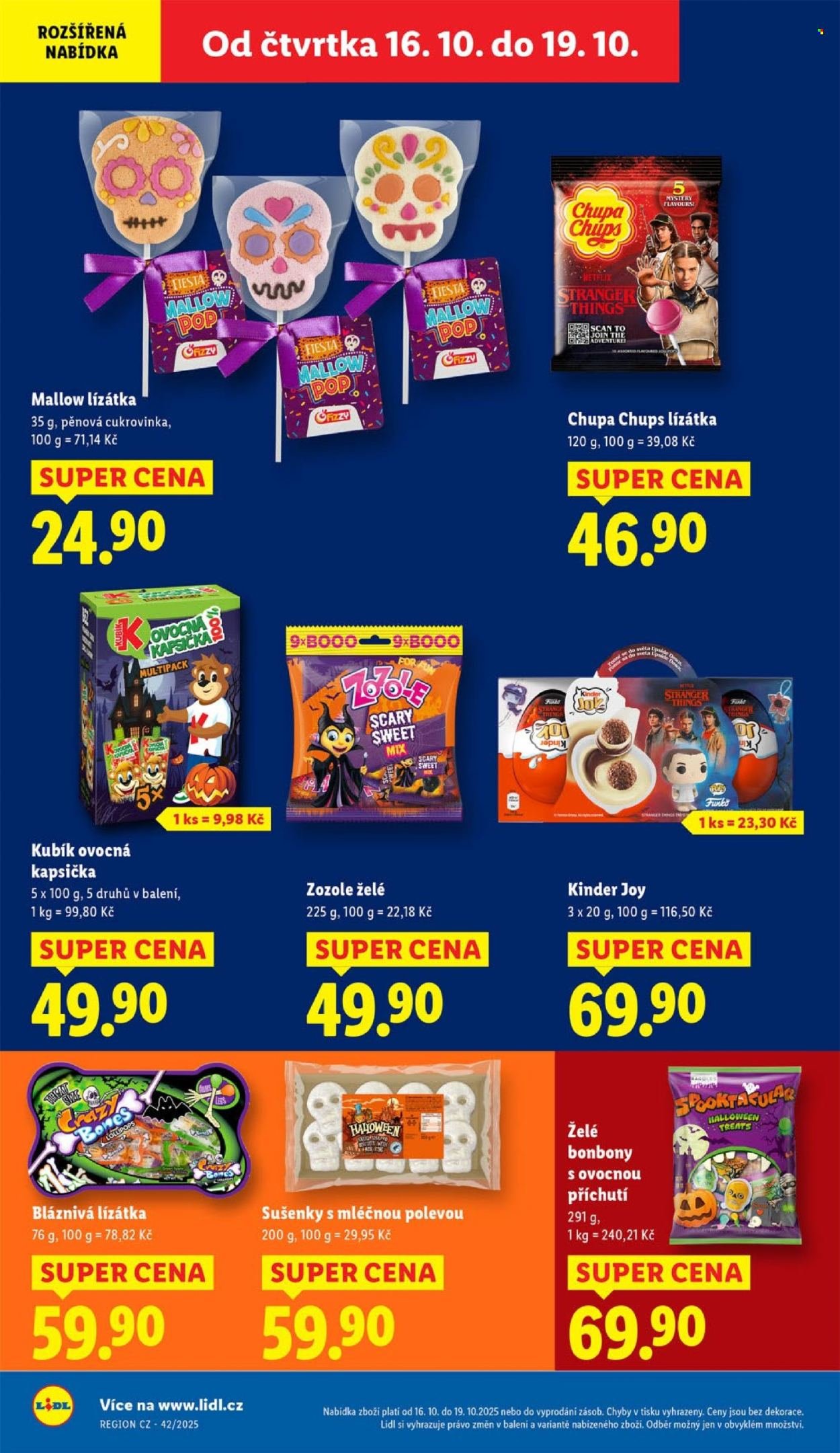 LIDL leták - Od čtvrtka 16.10.2025 (2025-10-16 - 2025-10-19)