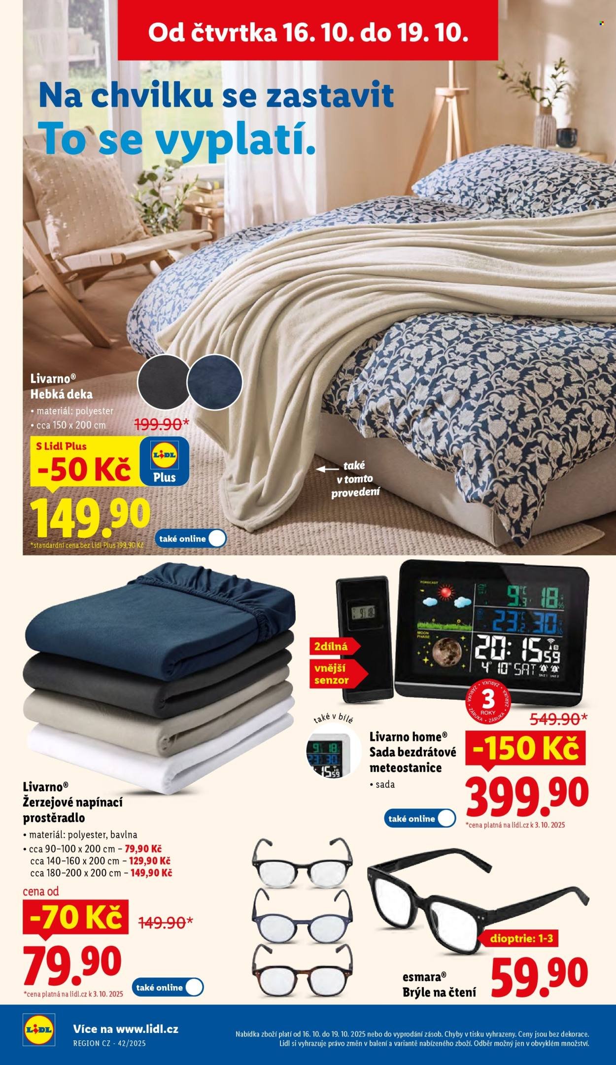 LIDL leták - Od čtvrtka 16.10.2025 (2025-10-16 - 2025-10-19)