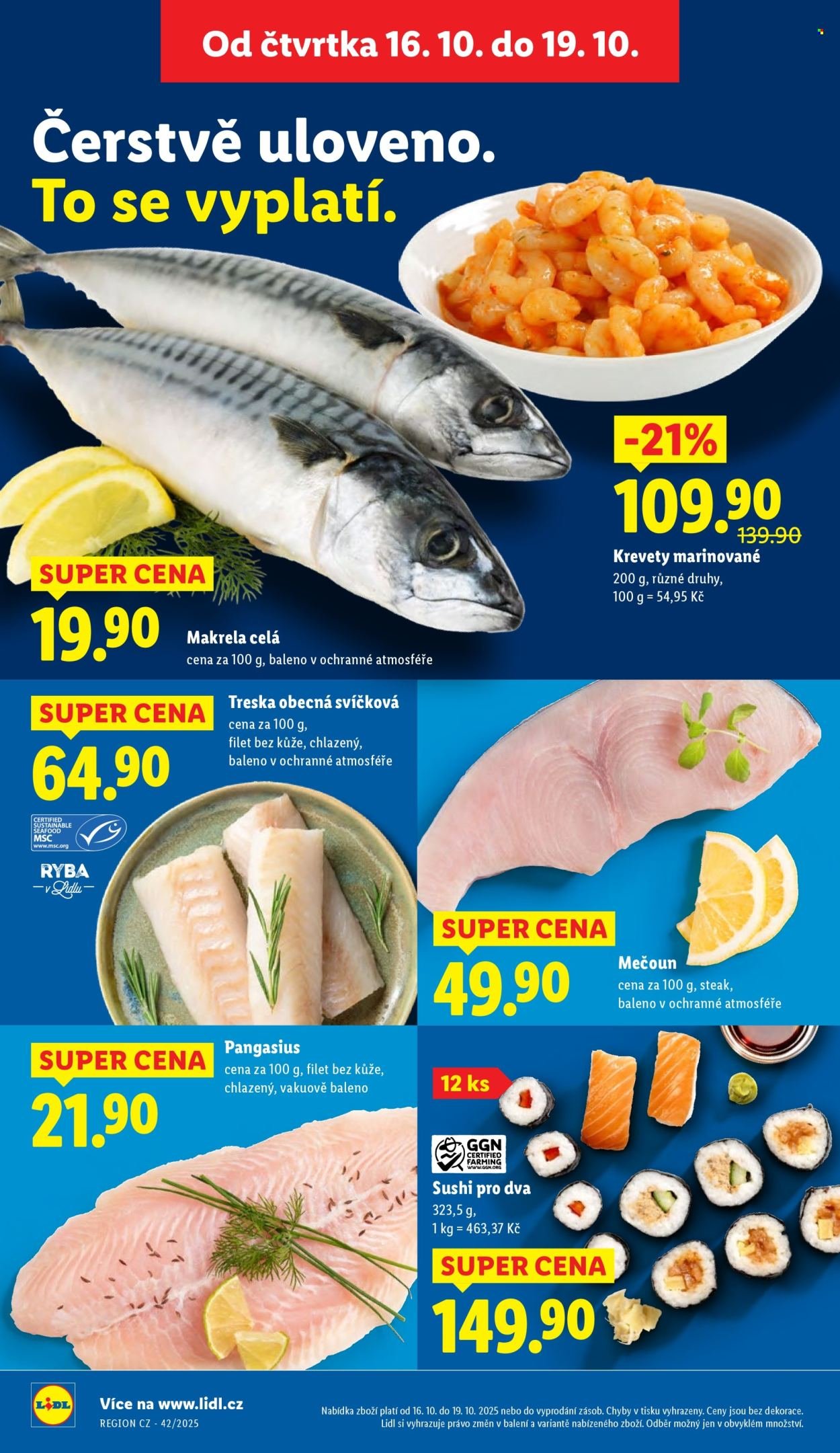 LIDL leták - Od čtvrtka 16.10.2025 (2025-10-16 - 2025-10-19)