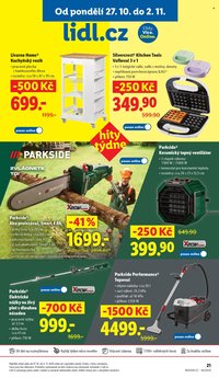 LIDL leták - Hity týdne se slevou až - 1500 Kč (2025-10-27 - 2025-11-02)